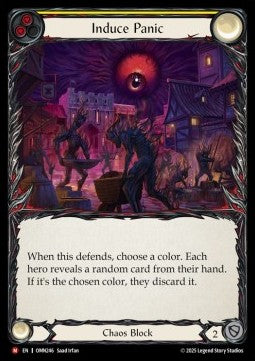 Induce Panic (Regular) - Omens of the Third Age (Majestic) [OMN-246]
