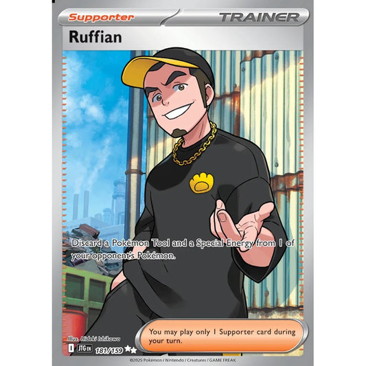 Ruffian Ultra Rare 181/159 Pokemon Card Game Journey Together