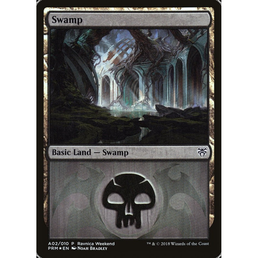 Swamp common A02 Magic the Gathering GRN Ravnica Weekend