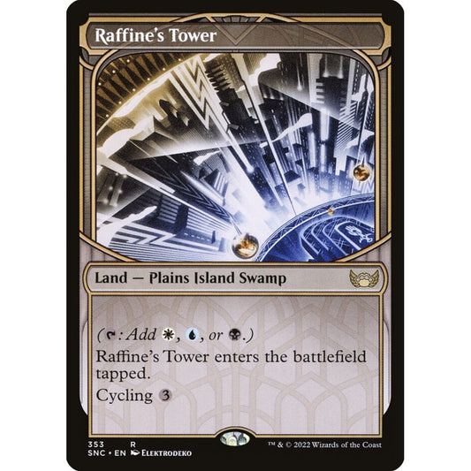Raffine's Tower rare 353 Magic the Gathering Streets of New Capenna