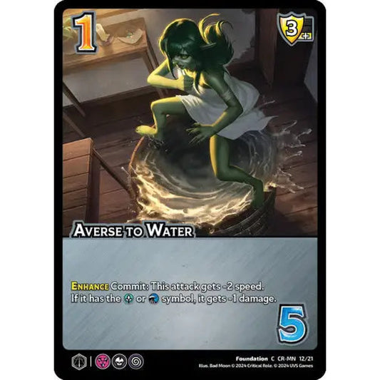 Averse to Water, 12/21, C, UniVersus, Critical Role Vox Machina & Mighty Nein