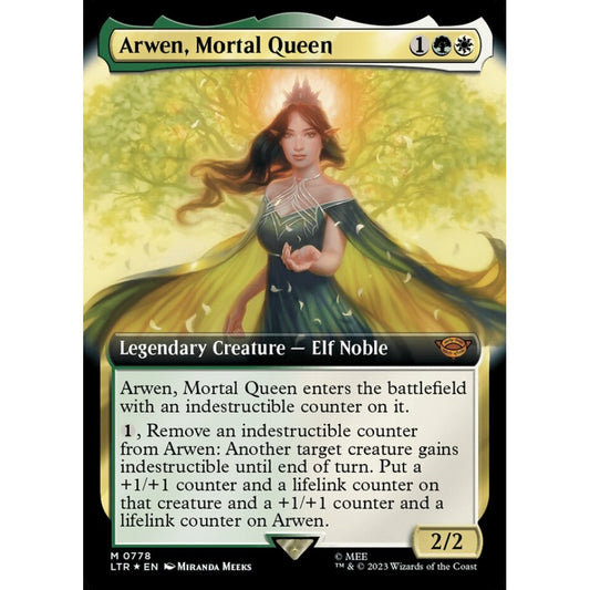 Arwen, Mortal Queen, mythic, 778, Magic the Gathering, The Lord of the Rings: Tales of Middle-earth