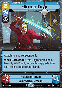 Blade of Talzin, A Gift of Shadows (V.2)