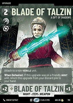 Blade of Talzin, A Gift of Shadows (V.3)