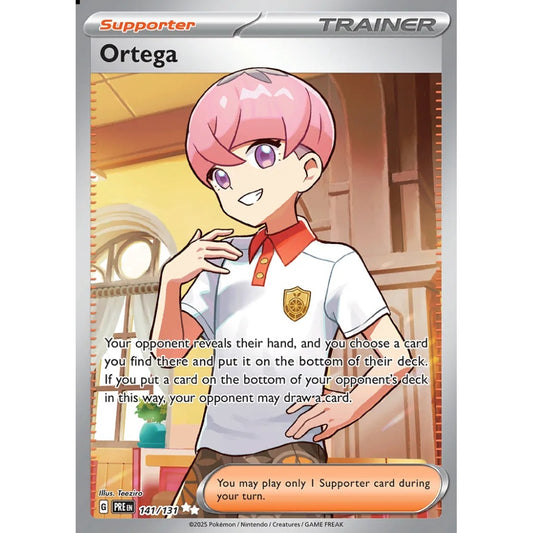 Ortega Ultra Rare 141/131 Pokemon Card Game Prismatic Evolutions
