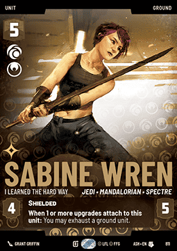 Sabine Wren, I Learned the Hard Way (V.3)