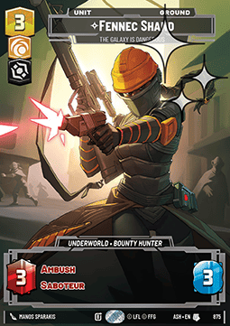 Fennec Shand, The Galaxy Is Dangerous (V.4)