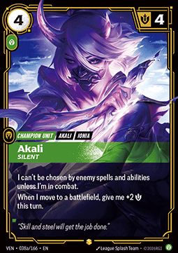 Akali, Silent (V.2 - Showcase)