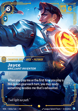 Jayce, Brilliant Inventor (V.2 - Showcase)