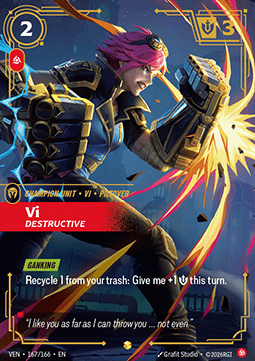 Vi, Destructive