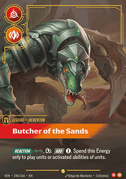 Renekton, Butcher of the Sands (V.2 - Showcase)