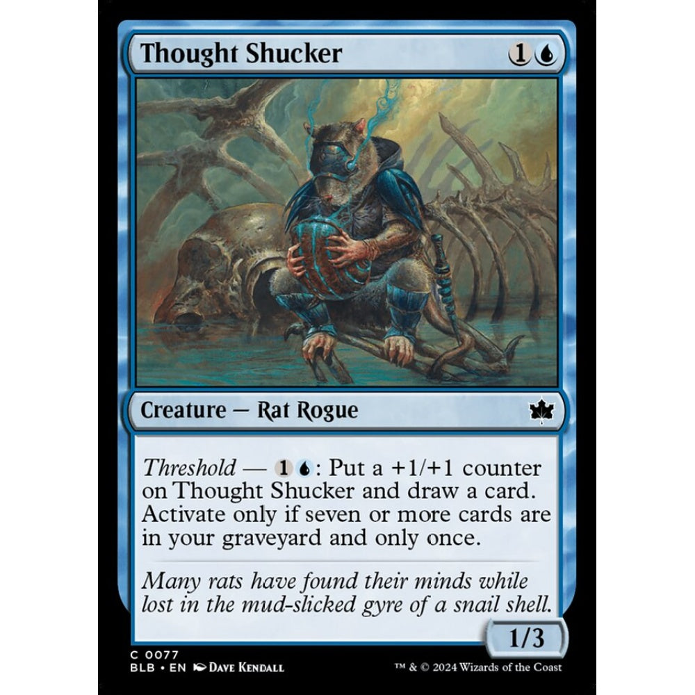Thought Shucker, 77, common, Magic: The Gathering, Bloomburrow