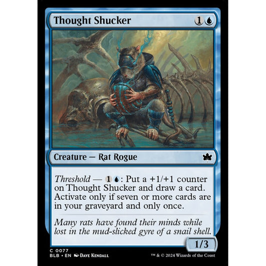 Thought Shucker, 77, common, Magic: The Gathering, Bloomburrow