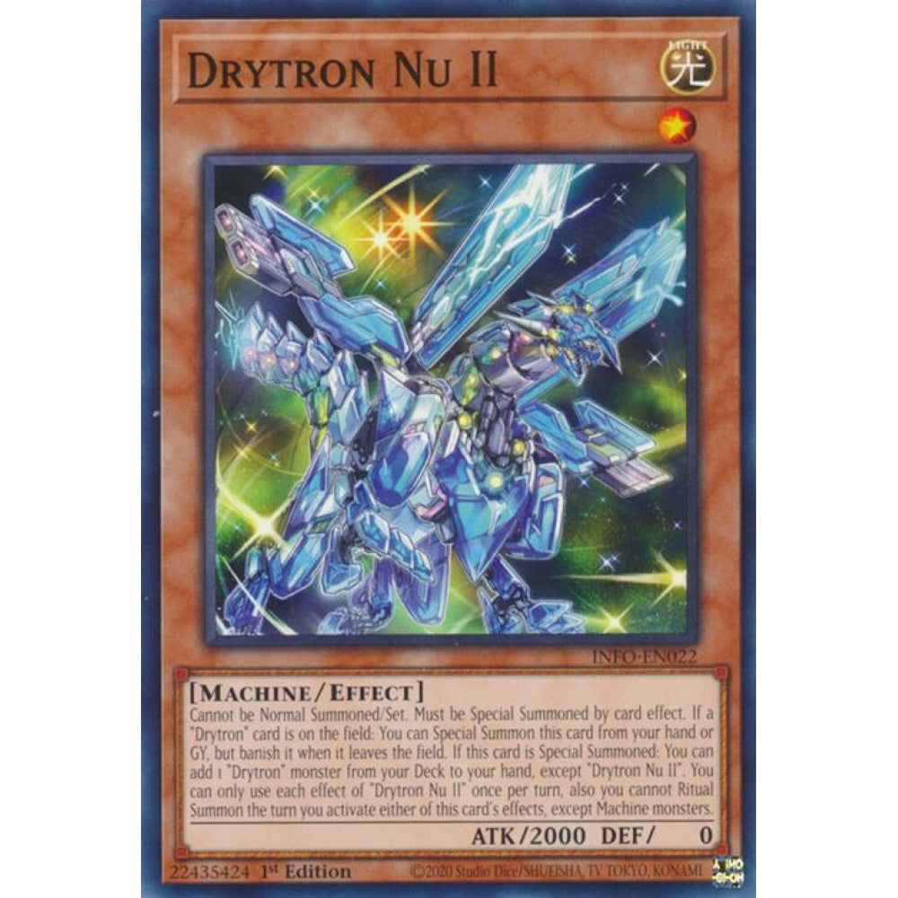 Drytron Nu II INFO-EN022 Common Yu-Gi-Oh The Infinite Forbidden