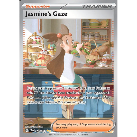 Jasmine's Gaze Special Illustration Rare 245/191 Pokemon Card Game Surging Sparks