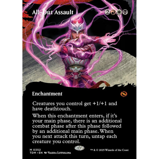 All-Out Assault mythic 352 Magic the Gathering Tarkir: Dragonstorm