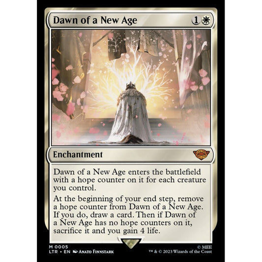 Dawn of a New Age, mythic, 5, Magic the Gathering, The Lord of the Rings: Tales of Middle-earth