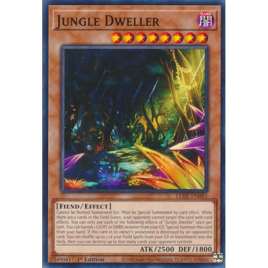 Jungle Dweller, LEDE-EN085, Common, Yu-Gi-Oh!, Legacy of Destruction