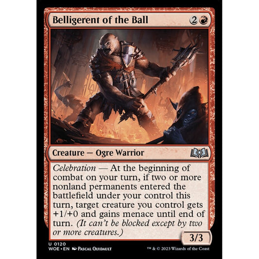 Belligerent of the Ball, uncommon, 120, Magic the Gathering, Wilds of Eldraine