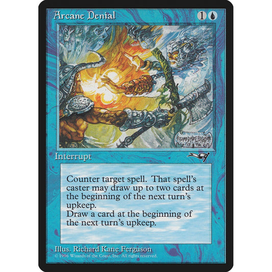 Arcane Denial common 22a Magic the Gathering Alliances