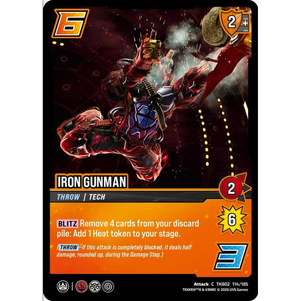 Iron Gunman 114/185 TK802 Universus Tekken 8 Attack C