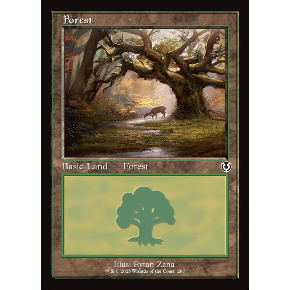 Forest, 297, common, Magic: The Gathering, Innistrad Remastered