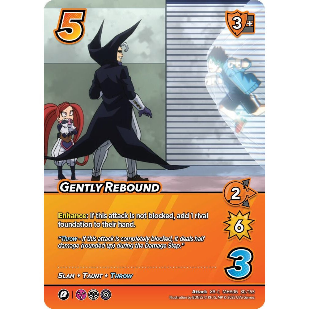Gently Rebound, 30/153, MHA06, Universus, MHA06 Jet Burn, nan