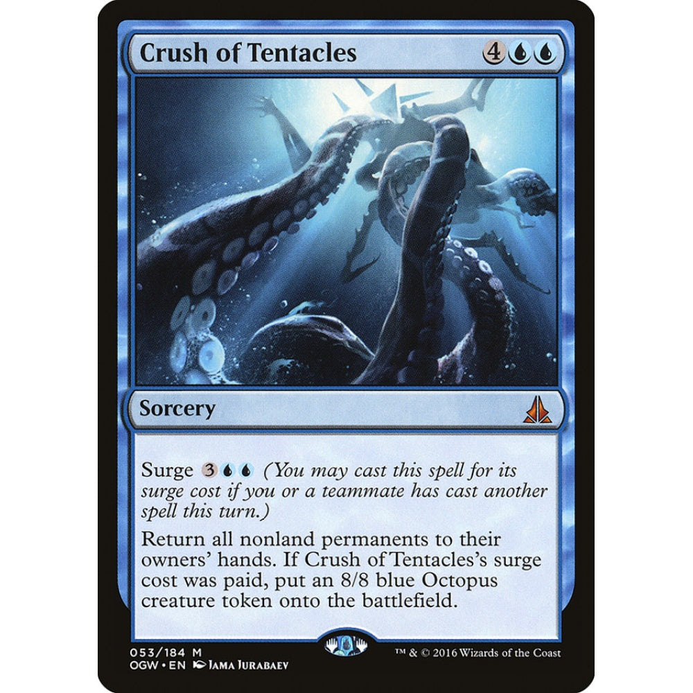 Crush of Tentacles mythic 53 Magic the Gathering Oath of the Gatewatch
