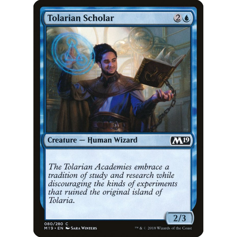 Tolarian Scholar common 80 Magic the Gathering Core Set 2019