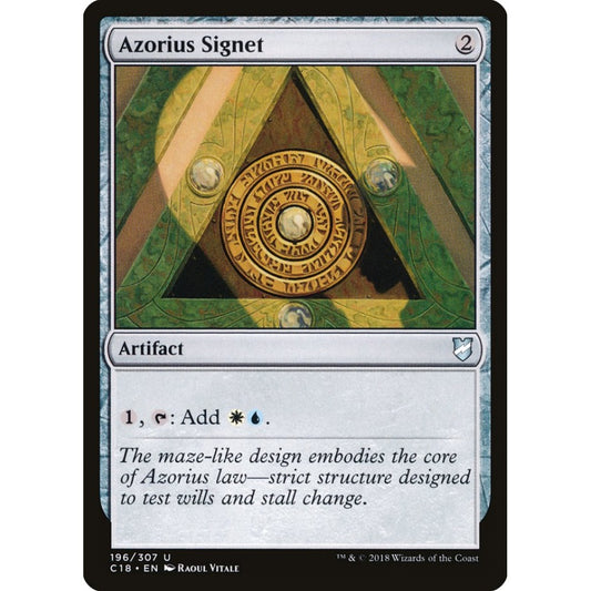 Azorius Signet uncommon 196 Magic the Gathering Commander 2018