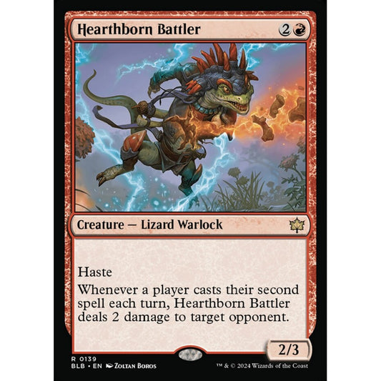 Hearthborn Battler, 139, rare, Magic: The Gathering, Bloomburrow
