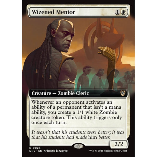 Wizened Mentor, 24, rare, Magic: The Gathering, Aetherdrift Commander