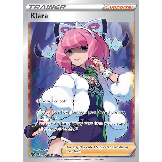 Klara Black Star Promo SWSH302 Pokemon Card Game Sword & Shield Promos