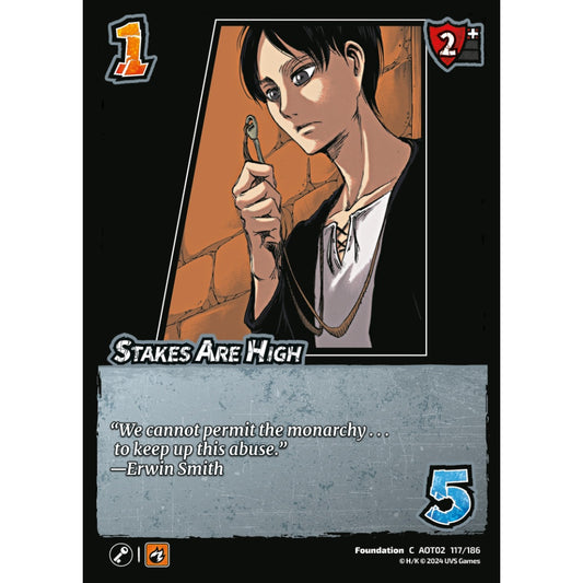 Stakes Are High, 117/186, AOT02, Universus, Attack on Titan: Origins of Power, Foundation, C