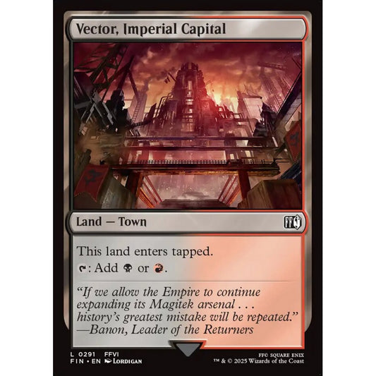 Vector, Imperial Capital common 291 Magic the Gathering Final Fantasy