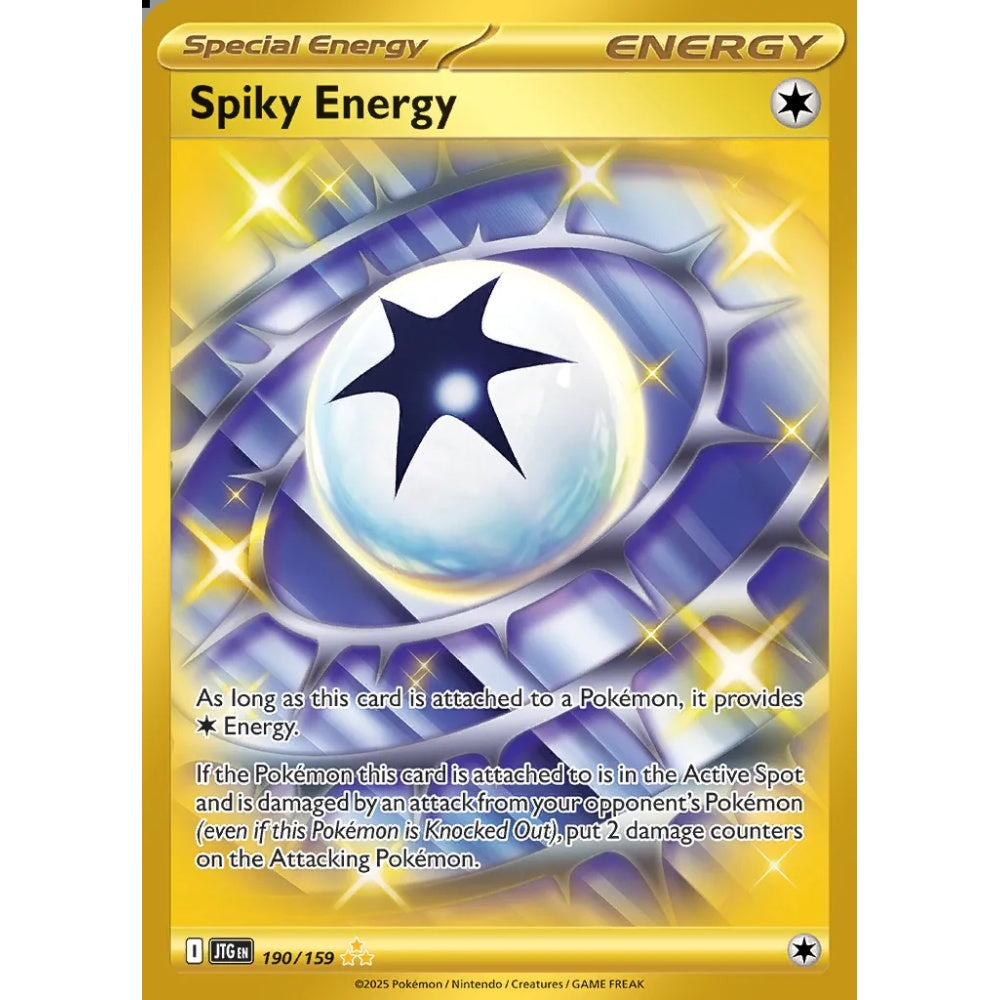 Spiky Energy Hyper Rare 190/159 Pokemon Card Game Journey Together