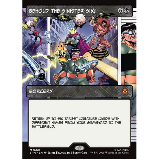 Behold the Sinister Six! mythic 221 Magic the Gathering Marvel's Spider-Man