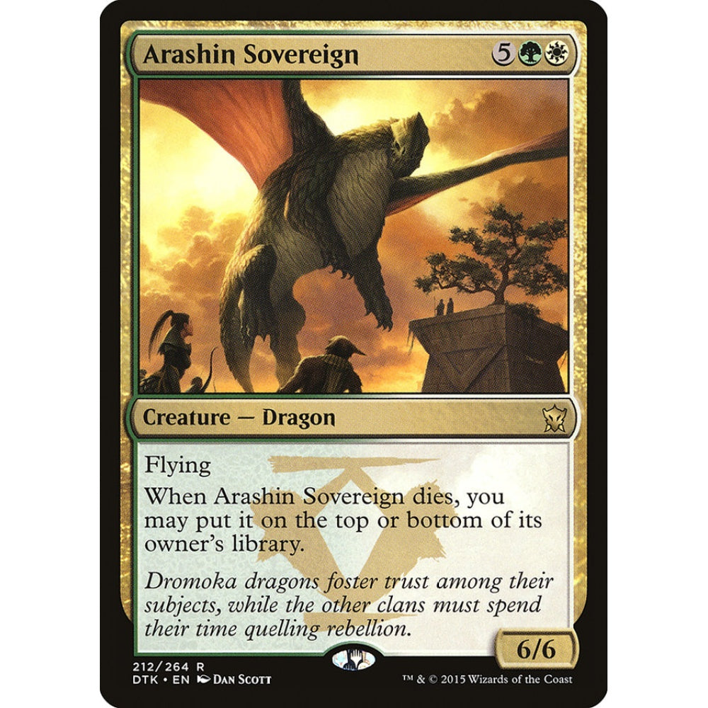 Arashin Sovereign rare 212 Magic the Gathering Dragons of Tarkir