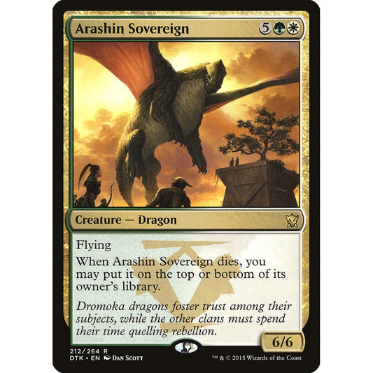 Arashin Sovereign rare 212 Magic the Gathering Dragons of Tarkir