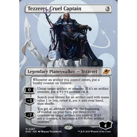 Tezzeret, Cruel Captain mythic 287 Magic the Gathering Edge of Eternities