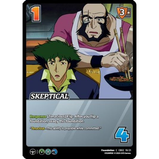 Skeptical, 19/21, C, UniVersus, Cowboy Bebop & Trigun Stampede