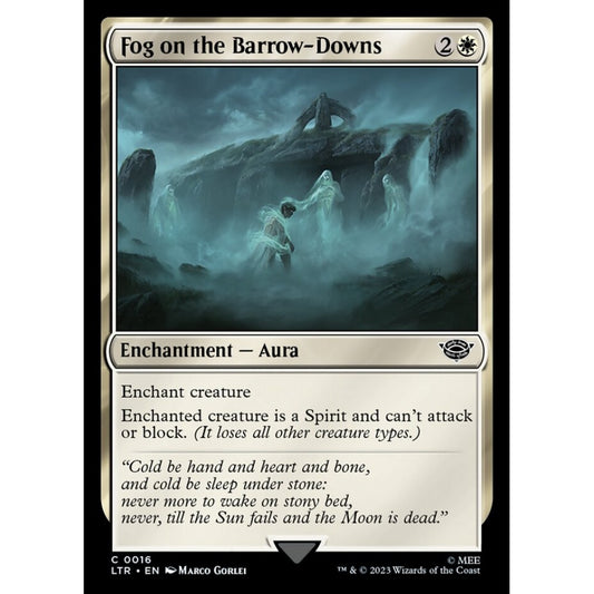 Fog on the Barrow-Downs, common, 16, Magic the Gathering, The Lord of the Rings: Tales of Middle-earth