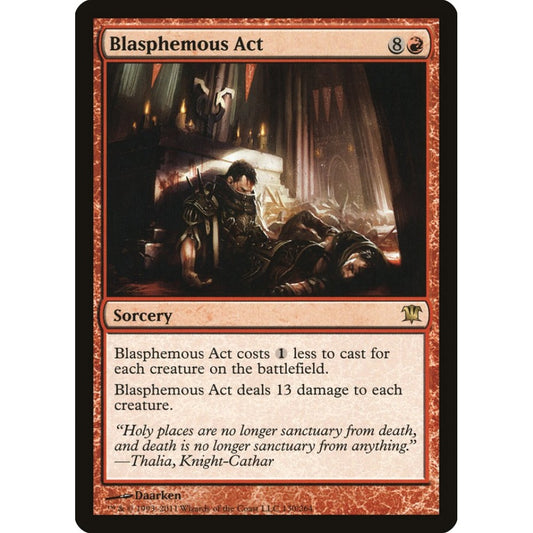 Blasphemous Act rare 130 Magic the Gathering Innistrad