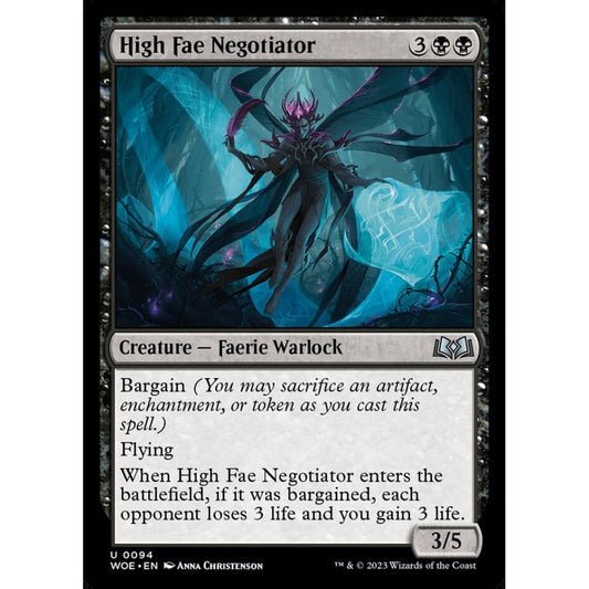 High Fae Negotiator, uncommon, 94, Magic the Gathering, Wilds of Eldraine