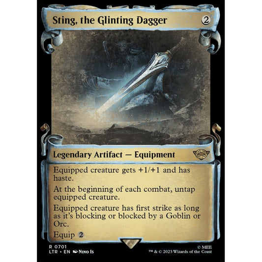 Sting, the Glinting Dagger, rare, 701, Magic the Gathering, The Lord of the Rings: Tales of Middle-earth