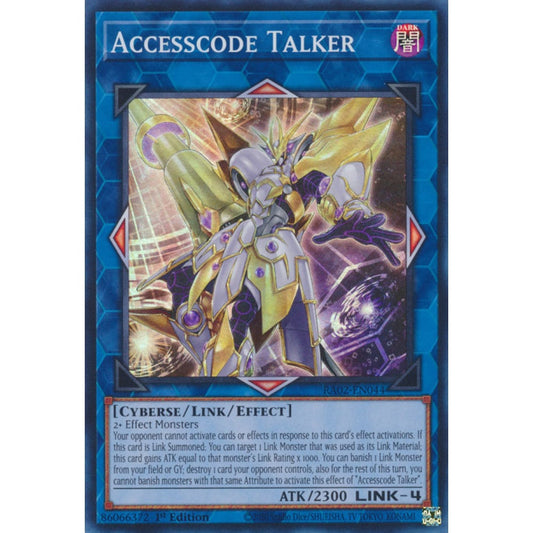 Accesscode Talker RA02-EN044 QCR Quarter Century Secret Rare Yu-Gi-Oh 25th Anniversary Rarity Collection II in Art