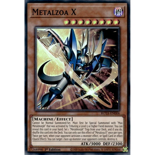 Metalzoa X ROTA-EN006 Super Super Rare Yu-Gi-Oh Rage of the Abyss in Art