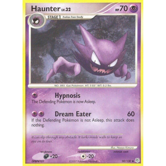 Haunter Uncommon 50/130 Pokemon Card Game Diamond & Pearl