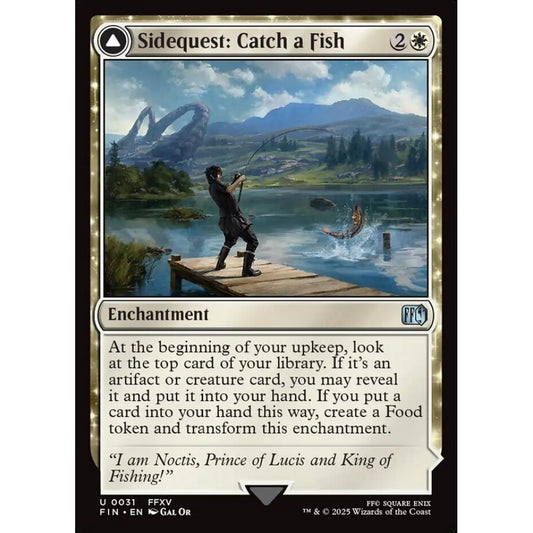 Sidequest: Catch a Fish // Cooking Campsite uncommon 31 Magic the Gathering Final Fantasy