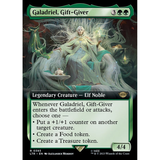 Galadriel, Gift-Giver, rare, 393, Magic the Gathering, The Lord of the Rings: Tales of Middle-earth